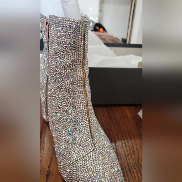 Betsy Johnson Cady Rhinestone booties - Picture 6 of 7